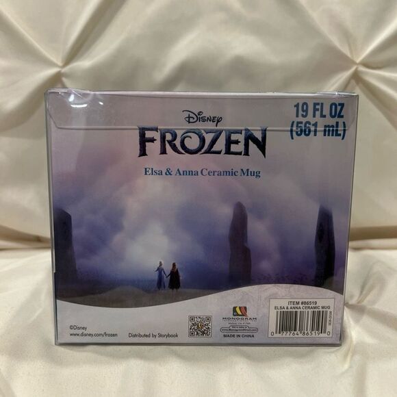 Disney Frozen Princess Elsa & Anna Ceramic Mug NEW in box. 👑 Ice Queen - Picture 10 of 10